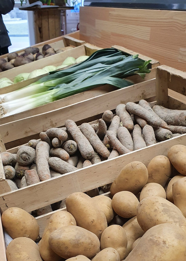 Les Halles de Châtelais, légumes d'hiver