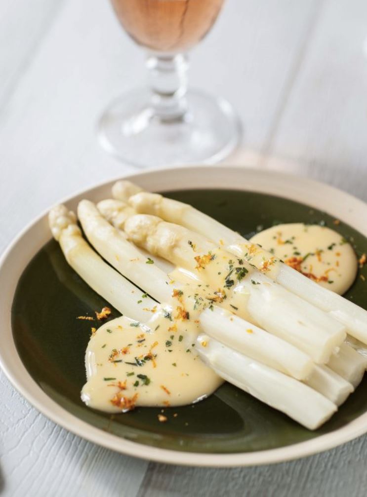 Asperges beurre d'agrumes, la recette