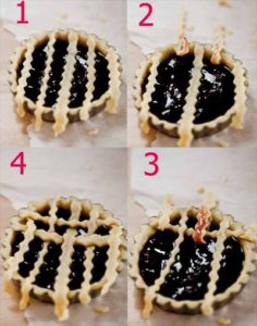 Astuce de comment créer des croisillons sur une tartelette