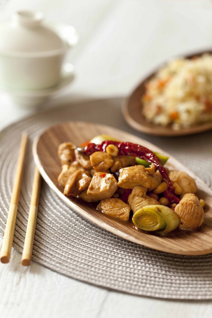 Poulet gong bao, recette chinoise